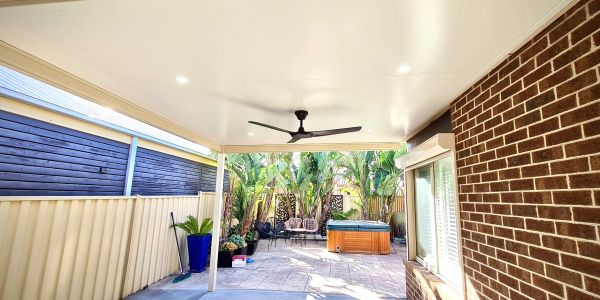 Quality craftsmanship covered patio